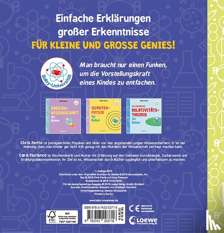 Ferrie, Chris, Florance, Cara - Baby-Universität - Evolution für Babys