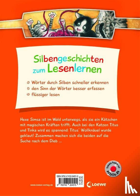 Jablonski, Marlene - Silbengeschichten zum Lesenlernen - Katzengeschichten