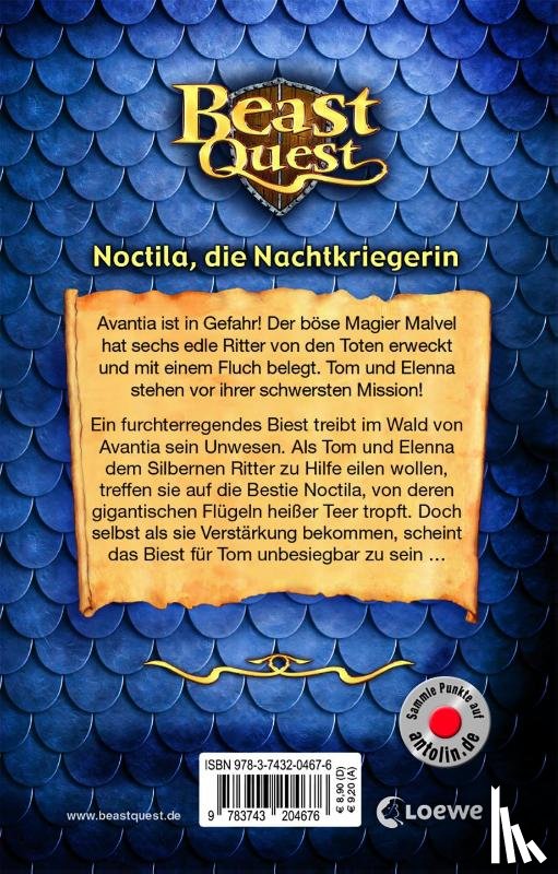 Blade, Adam - Beast Quest 55 - Noctila, die Nachtkriegerin