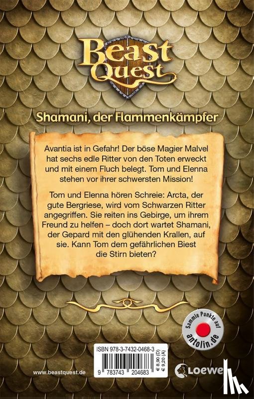 Blade, Adam - Beast Quest 56 - Shamani, der Flammenkämpfer