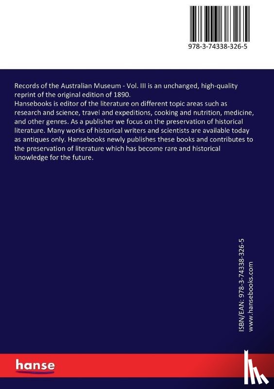 Etherridge, Robert - Records of the Australian Museum