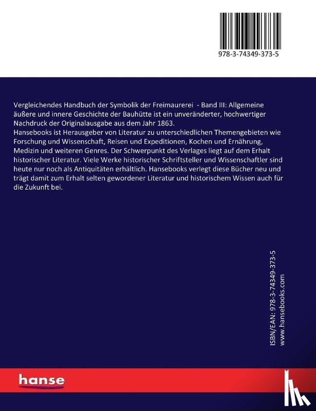Schauberg, Jos - Vergleichendes Handbuch der Symbolik der Freimaurerei