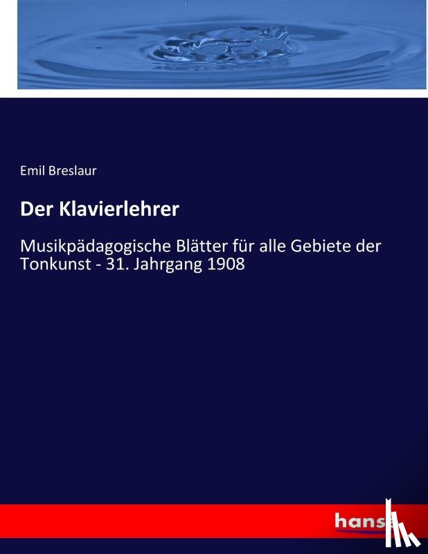 Breslaur, Emil - Der Klavierlehrer