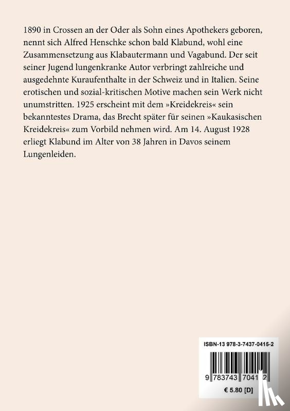 Klabund - Borgia