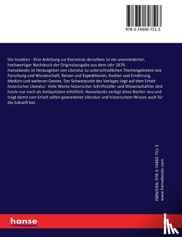 Schlechtendal, Dietrich Herman Reinhard von, Wuensche, Friedrich Otto - Die Insekten