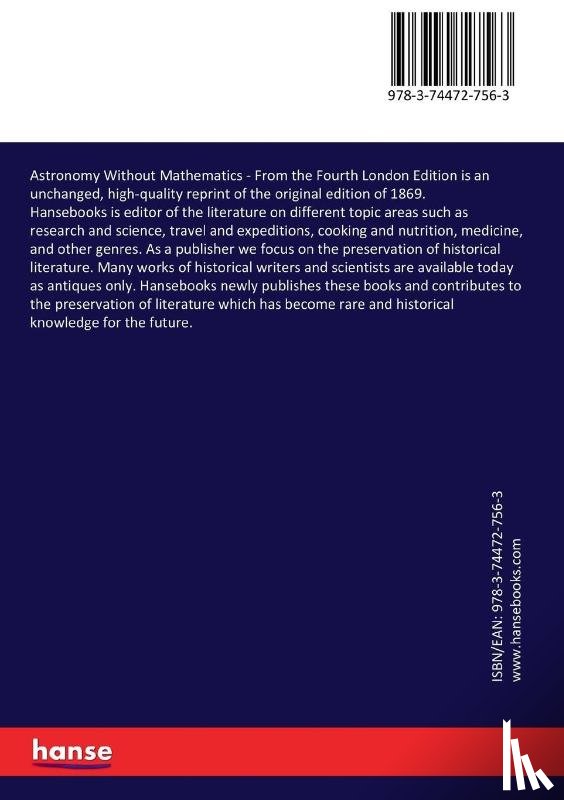 Grimpthorpe, Edmund Beckett, Chase, Pliny Earle - Astronomy Without Mathematics