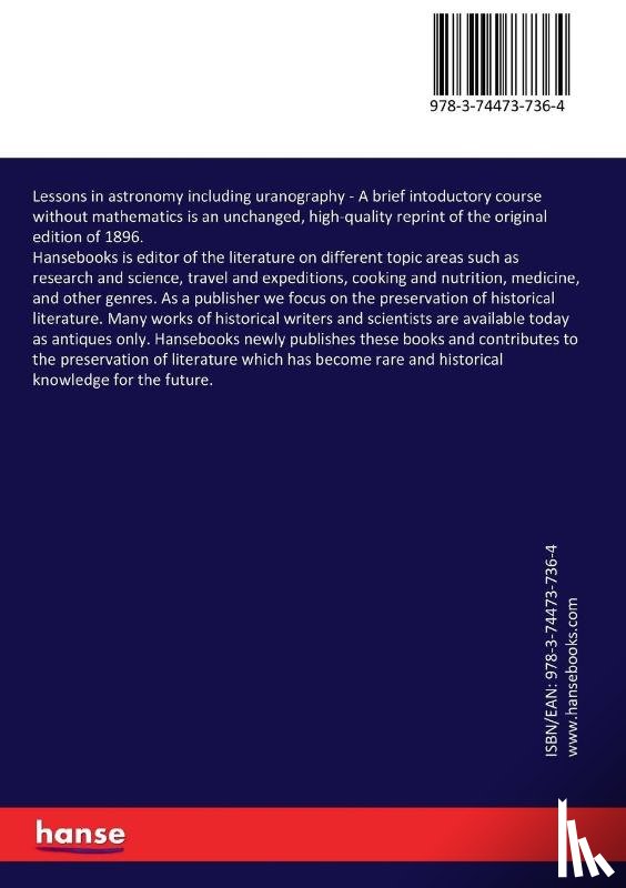 Young, Charles Augustus - Lessons in astronomy including uranography