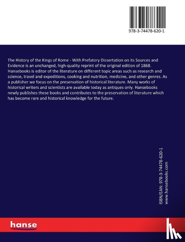 Dyer, Thomas Henry - The History of the Kings of Rome