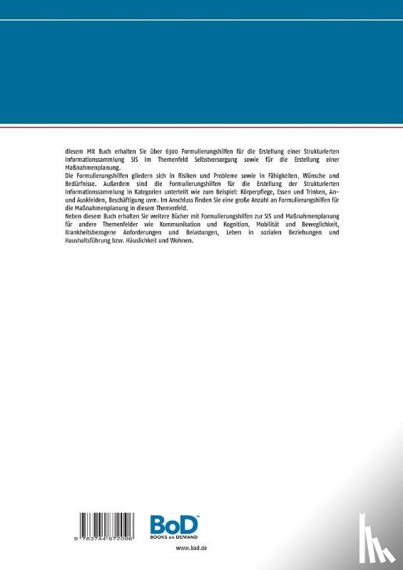 Berger, Mathias - Formulierungshilfen fur die Strukturierte Informationssammlung SIS und Massnahmenplanung