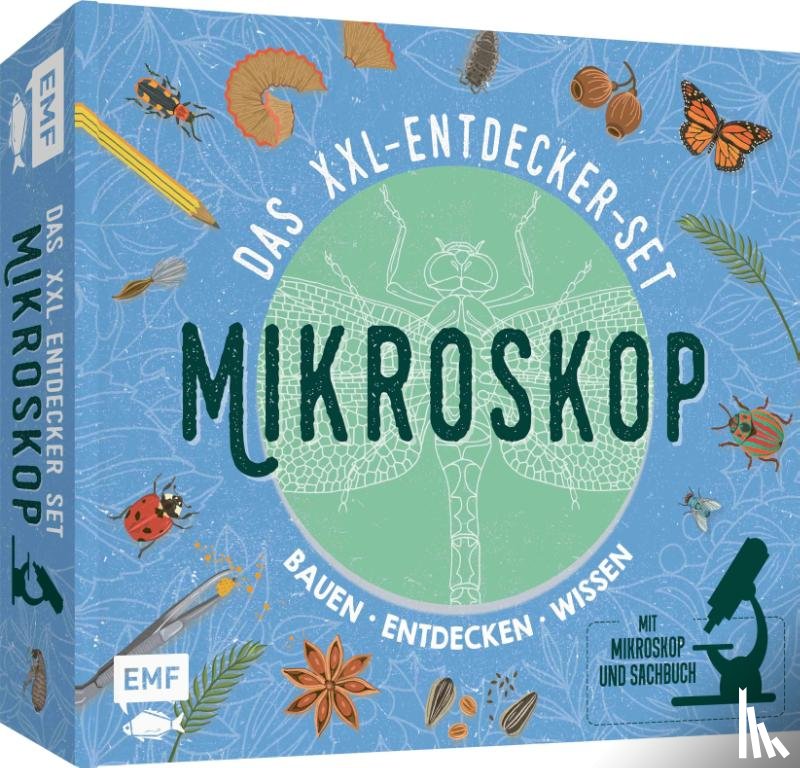 Jackson, Tom - Das XXL-Entdecker-Set - Mikroskop: Mit Mikroskop, Linsen und Objektträgern + Sachbuch mit faszinierenden Experimenten
