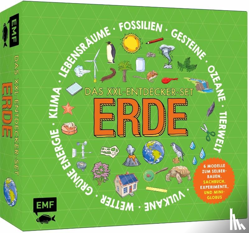 Fitchard, Felicity - Das XXL-Entdecker-Set - Erde: 6 Modelle zum Selberbauen, Sachbuch, Experimente und Mini-Globus
