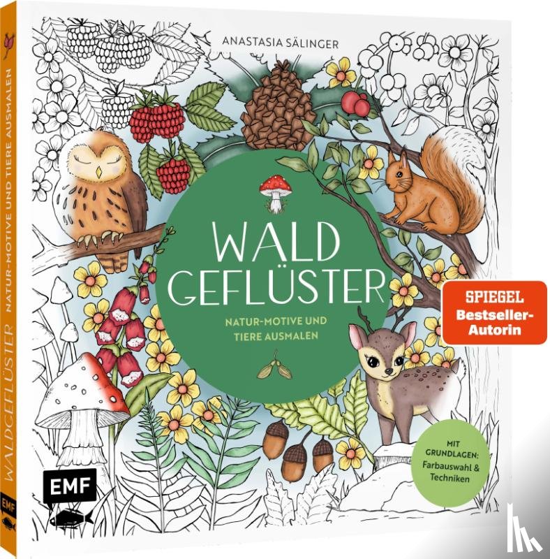 Sälinger, Anastasia - Waldgeflüster - Natur-Motive und Tiere ausmalen