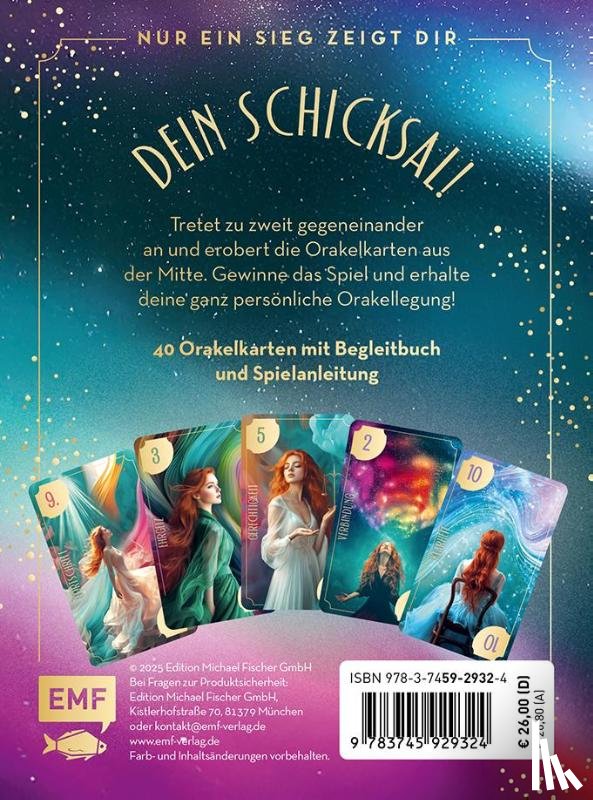 Crisandra - Orakel-Kartenset: Lumaris | Mit edlem Goldschnitt