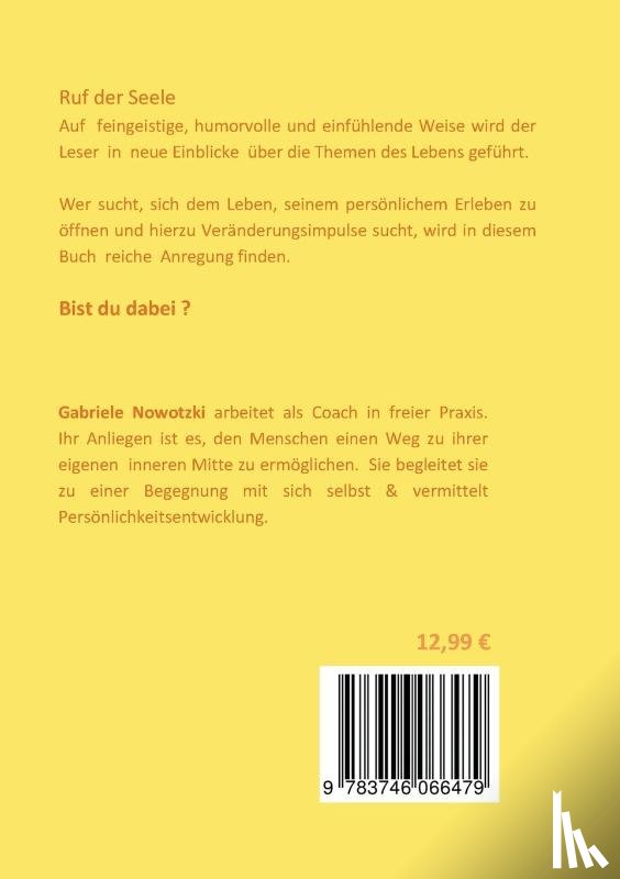 Nowotzki, Gabriele - Ruf der Seele