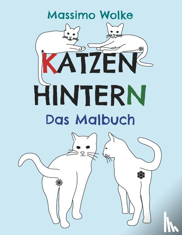 Wolke, Massimo - Katzenhintern - Das Malbuch