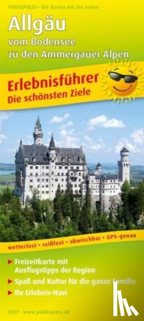  - Allgau, adventure guide and map 1:150,000