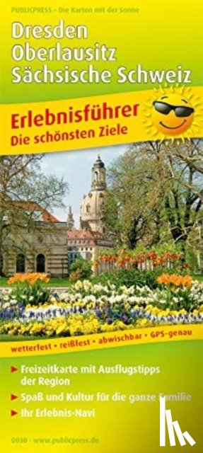 - Dresden - Oberlausitz - Saxon Switzerland, adventure guide and map 1:180,000