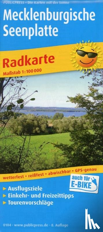  - Mecklenburgische Seenplatte 1:100 000