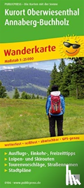  - Health resort Oberwiesenthal - Annaberg-Buchholz, hiking map 1:25,000