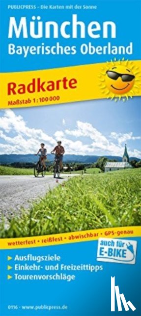  - Munich - Bavarian Oberland, cycling map 1:100,000