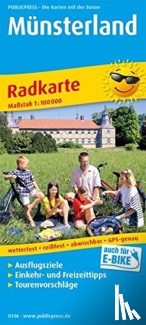  - Munsterland, cycling map 1:100,000
