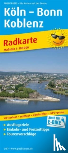  - Cologne - Bonn - Koblenz, cycling map 1:100,000