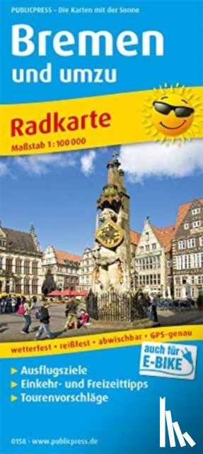  - Bremen and around, cycle map 1:100,000
