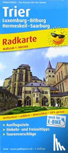 - Trier, cycling map 1:100,000