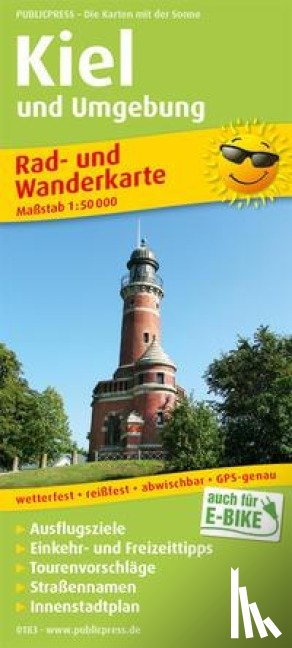  - Kiel and surroundings, cycling and hiking map 1:50,000