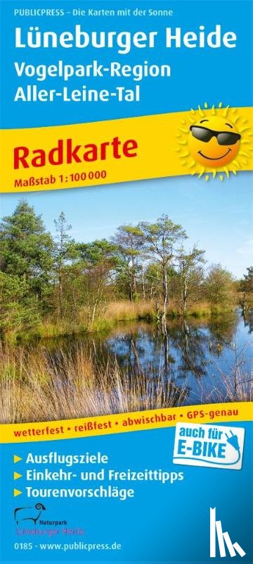  - Luneburg Heath - bird park region, cycling map 1:100,000