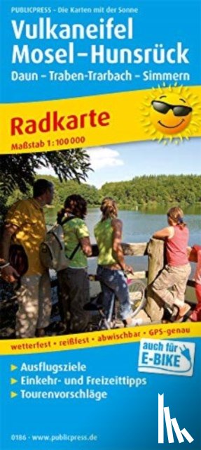  - Vulkaneifel - Moselle - Hunsruck, cycling map 1:100,000