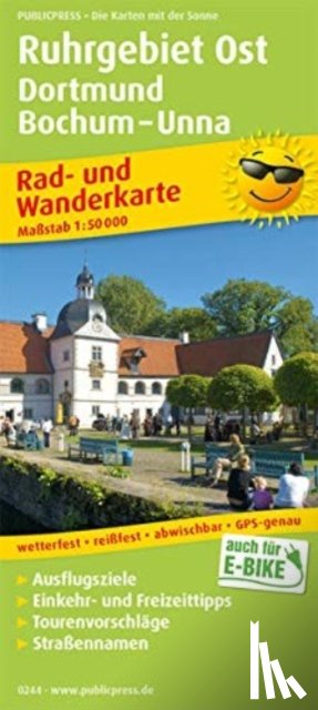  - Ruhr area east - Dortmund - Bochum - Unna, cycling and hiking map 1:50,000
