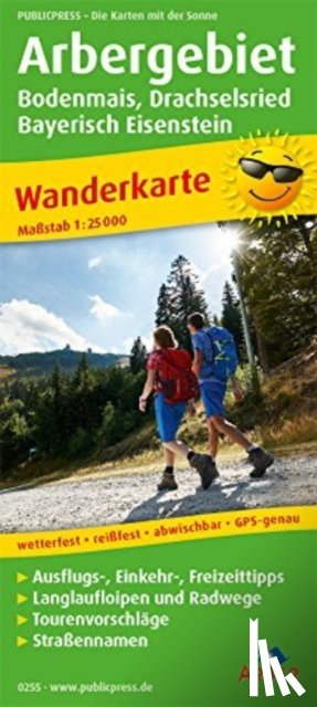  - Arber area, hiking map 1:25,000