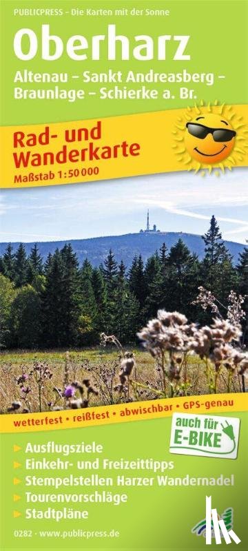  - Upper Harz, cycling and hiking map 1:50,000