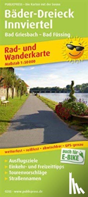  - Spa triangle - Innviertel, cycling and hiking map 1:50,000