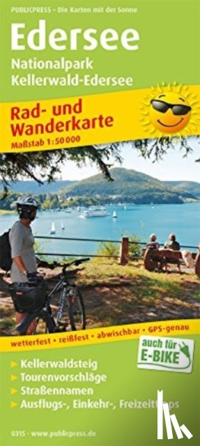  - Edersee, cycling and hiking map 1:50,000