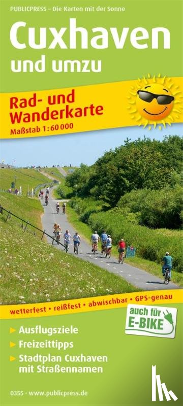  - Cuxhaven and around, cycling and hiking map 1:60,000