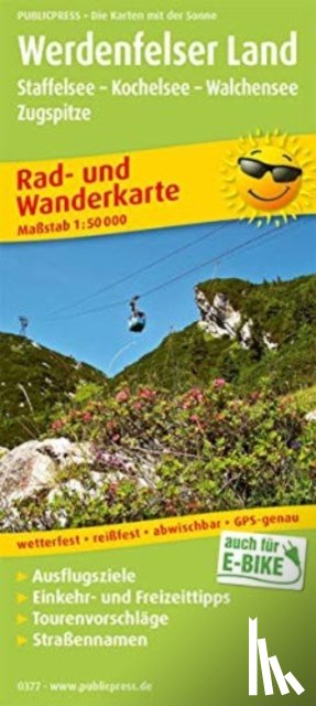  - Werdenfelser Land, cycling and hiking map 1:50,000