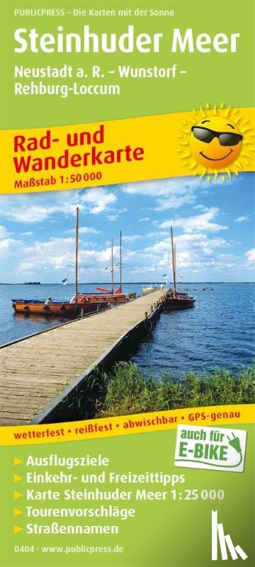  - Steinhuder Meer, cycling and hiking map 1:50,000
