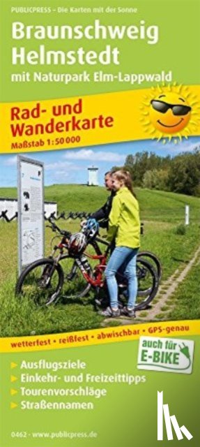  - Braunschweig - Helmstedt, cycling and hiking map 1:50,000