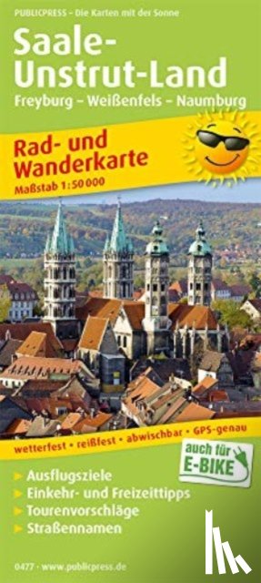 - Saale-Unstrut-Land, cycling and hiking map 1:50,000