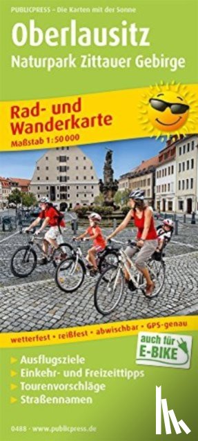  - Upper Lusatia, cycling and hiking map 1:50,000