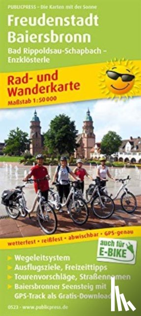  - Freudenstadt - Baiersbronn, cycling and hiking map 1:50,000