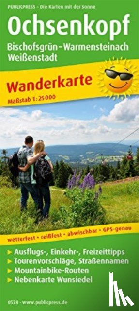  - Ochsenkopf, hiking map 1:25,000