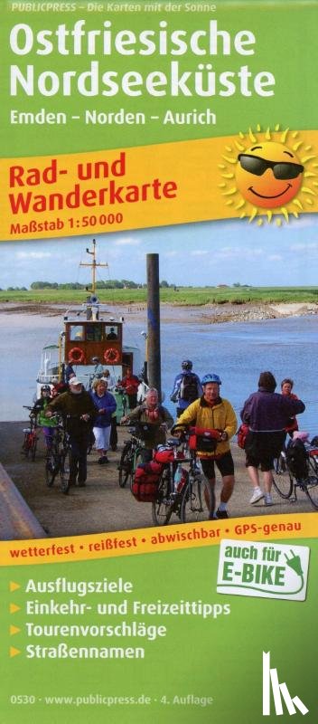  - Ostfriesische Nordseeküste, Westlicher Teil 1:50 000