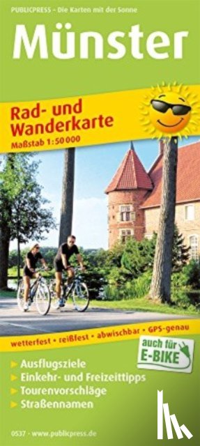  - Munster, cycling and hiking map 1:50,000