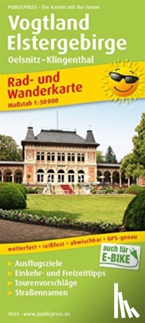 - Vogtland - Elstergebirge, cycling and hiking map 1:50,000