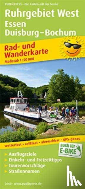  - Ruhr area west, cycling and hiking map 1:50,000