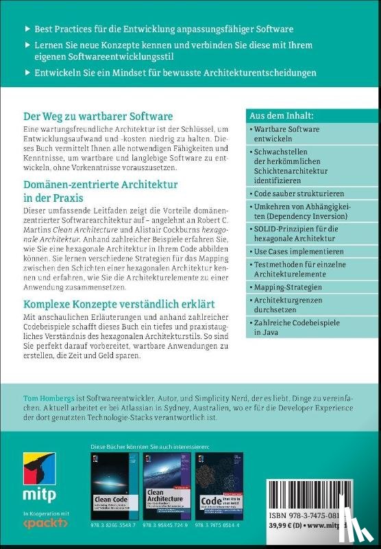 Hombergs, Tom - Clean Architecture Praxisbuch
