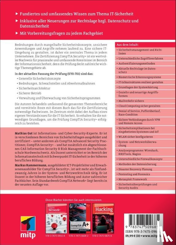 Gut, Mathias, Kammermann, Markus - CompTIA Security+